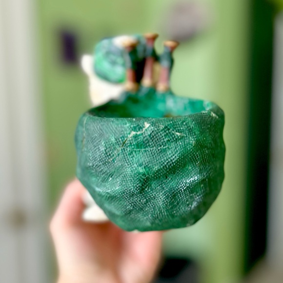 Adorable Westie West Highland White Terrier Dog Home Planter Decor Art Display - Picture 6 of 9